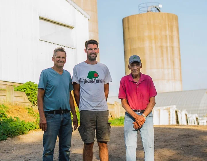 Four generations of the Brand family
